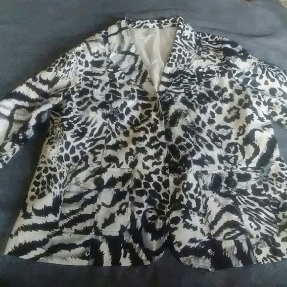 Srudio Works Jackets & Blazers - studio Works animal print blazer